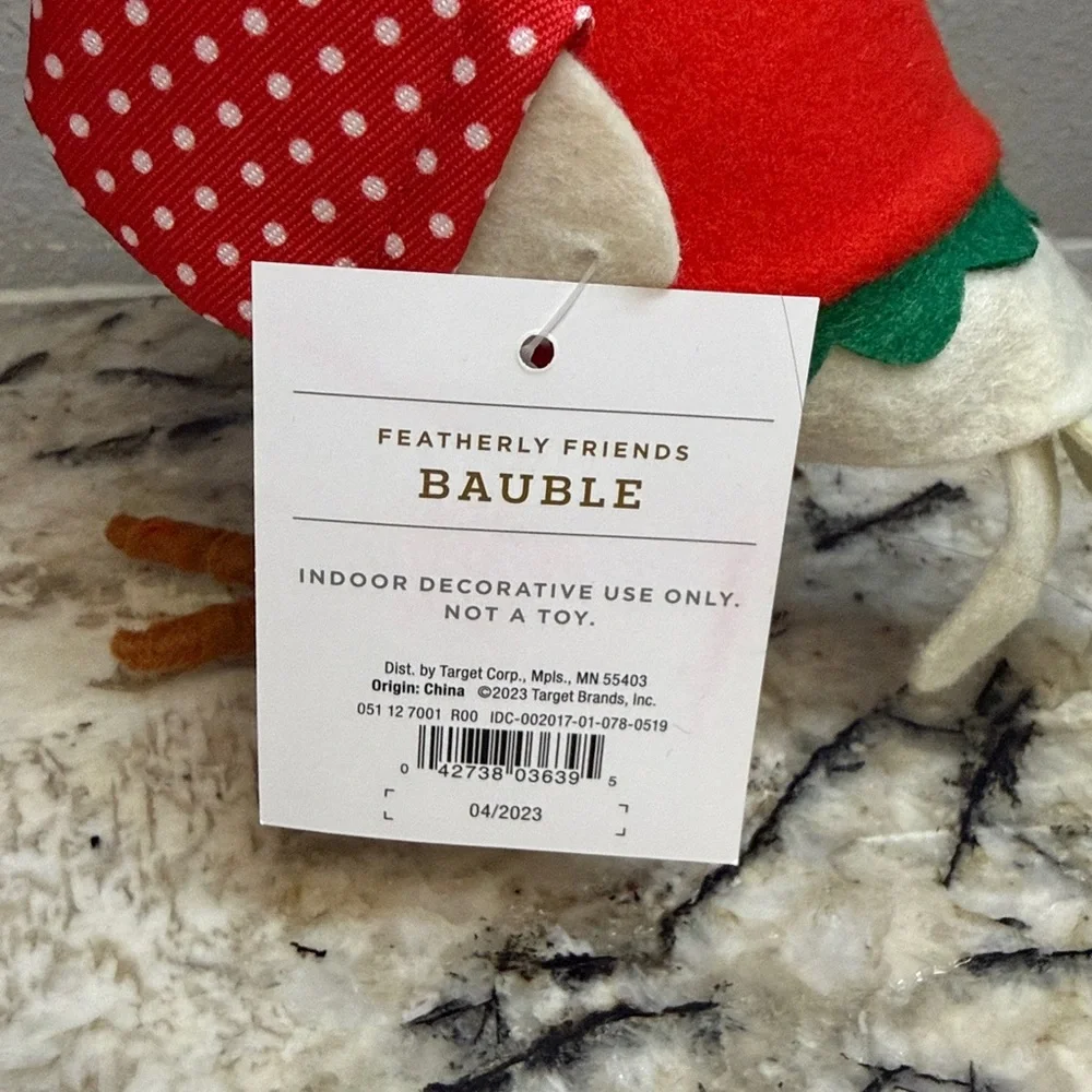 Wondershop at Target Featherly Friends Bauble Bird Christmas 2023